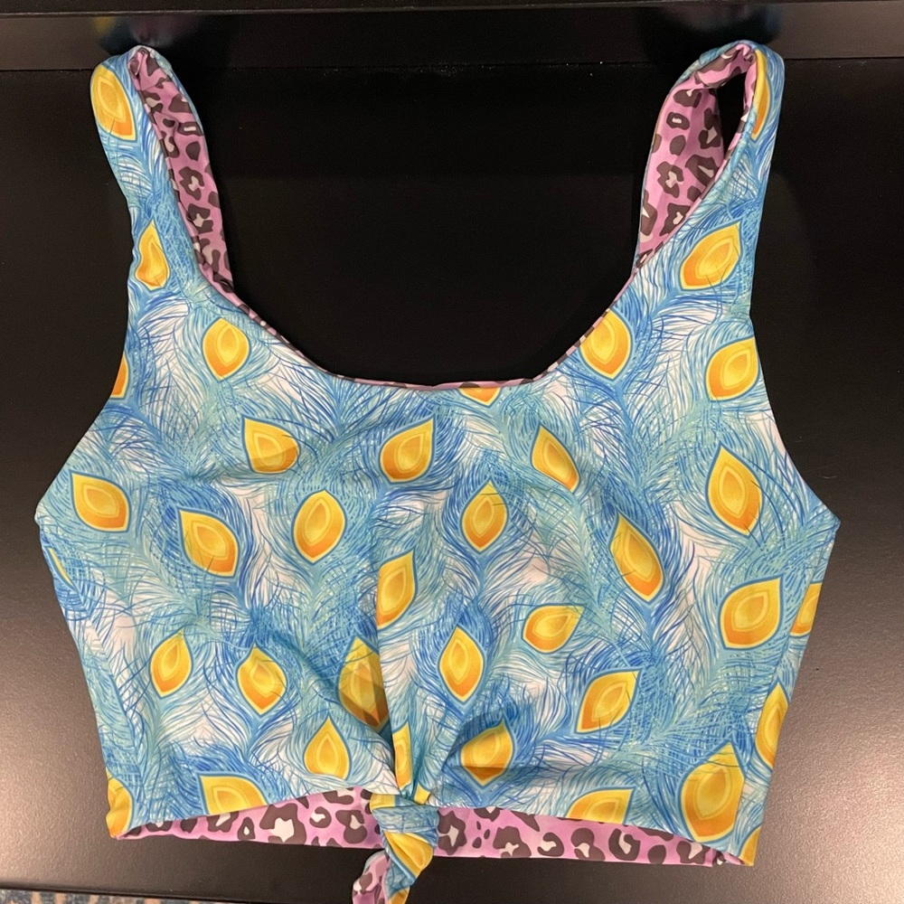 Moana Bikini Peacock Reversible Top
